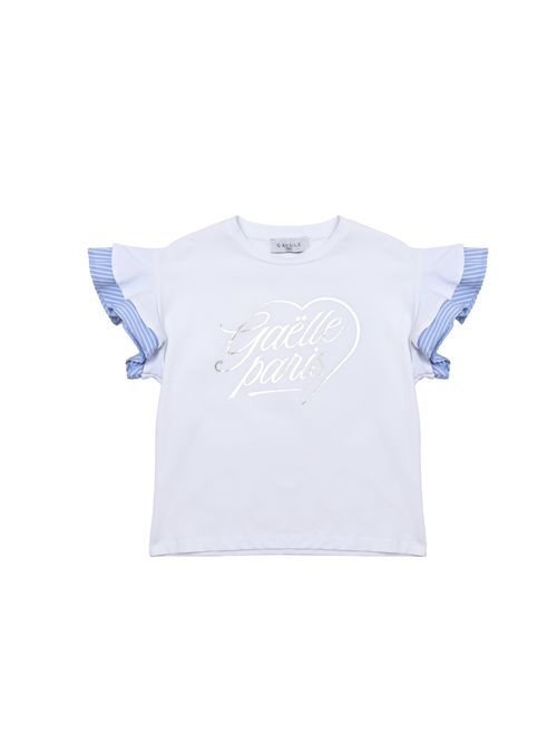 T-shirt, bambina, logata. GAELLE PARIS | 2746M00379WH